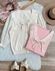 تصویر بلوز بافت مرواریدی 