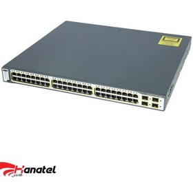 تصویر سوئیچ سیسکو مدل WS-C3750G-48TS-S استوک Cisco WS-C3750G-48TS-S 48Port Switch Stock