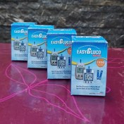 تصویر نوار تست قند خون اینفوپیا مدل ایزی گلوکو بسته 50 عددی 