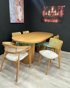 تصویر میزوصندلی غذاخوری مدل لوئیز Louise model dining table and chairs