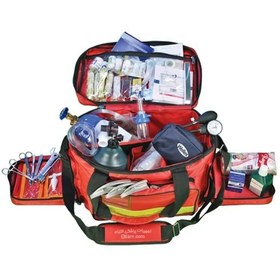 تصویر کیف احیا آمبولانسی با تجهیزات کامل cpr 