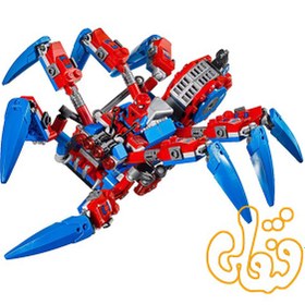 تصویر ساختنی لگو اسپایدرمن و ربات عنکبوت 7136 