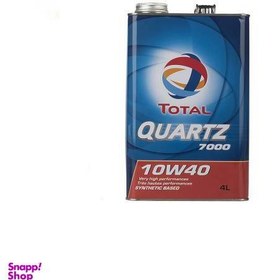 تصویر روغن موتور خودرو توتال (Total) مدل Quartz 7000 حجم 4 لیتر 