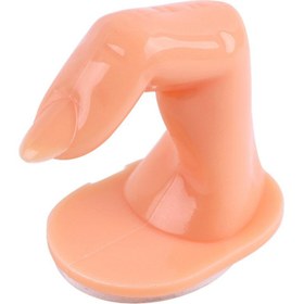 تصویر انگشت مصنوعی آموزشی تمرین کاشت ناخن فینگر بدون ناخن artificial finger for practice / finger without nail