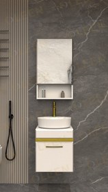 تصویر روشویی کابینتی اُلین مدل کینگ 