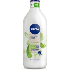 تصویر لوسيون بدن آبرسان آلوئه‌ورا نيوآ حجم 350 ميلي ليتر NIVEA BODY LOTION ALOE VERA 