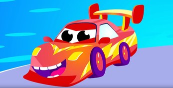 تصویر کلیپ آموزش زبان کودکان Do You Like Cars Race With the Lighting McQueen Little Angel 