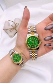 تصویر ست ساعت مچی زنانه و مردانه رولکس دیت جاس Rolex