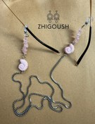 تصویر بند عینک سرامیکی حلزون صورتی 