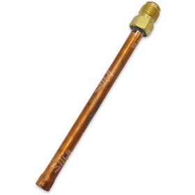 تصویر لوله مسی سری مغزی دار برنجی 3/8 اینچ 