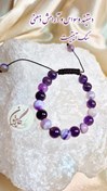 تصویر دستبند سنگ آمیتیست طبیعی Natural Amethyst