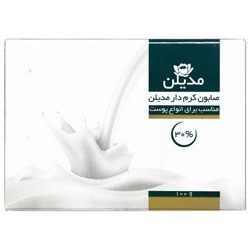 تصویر صابون كرم 100 گرم مدیلن ا medilan medisoft cream soap for all skin medilan medisoft cream soap for all skin