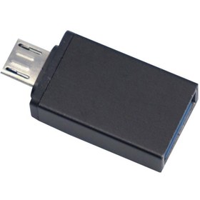 تصویر مبدل USB به microUSB پرووان مدل PCO 01 مشکی کابل تبدیل