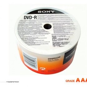 تصویر دی وی دی خام سونی پک 50 عددی SONY DVD-R - 50 Pack