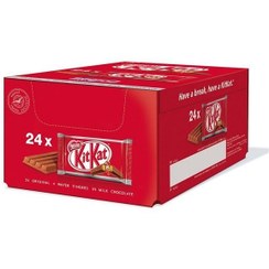 تصویر شکلات کیت کت چهار انگشتی24عددی 41گرم KIT KAT