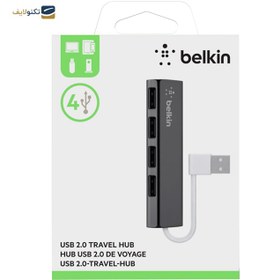 تصویر هاب USB بلکین 4 پورت مدل F4U042bt Belkin F4U042bt USB Hub