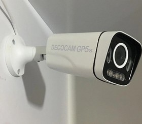 تصویر دوربین مداربسته IP تحت شبکه 5 مگاپیکسل بورد 335سونی استارلایت کینگ سایز Decocam G5s (حرفه ای) با گارانتی 24 ماهه - 5 مگاپیکسل با بورد 335 سونی استارلایت کینگ سایز حرفه ای دارای میکروفون DecoCam IP Camera ( Professional ) G5 MP 335 SONY . KING SIZE . 8 ARRAY. STAR LIGHT