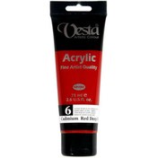 تصویر رنگ اکریلیک وستا کد ۶ حجم ۷۵ میلی لیتر 
