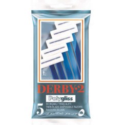 تصویر خود تراش مدل ساده بسته 5 عددی دربی Derby Razor 5 Pcs
