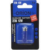 تصویر باطری آلکالاین ریموت A27 اوریون A27 Orion remote control alkaline battery