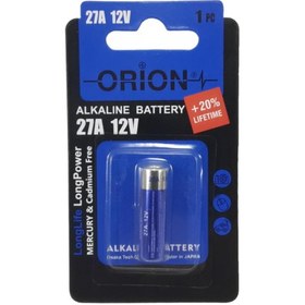 تصویر باطری آلکالاین ریموت A27 اوریون A27 Orion remote control alkaline battery