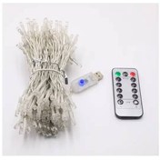 تصویر ریسه نورپردازی LED ۱۰ متری کنترل دار USB 