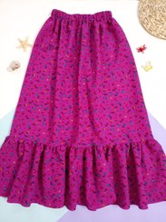 تصویر دامن کرپ پفکی (کد 1456) 