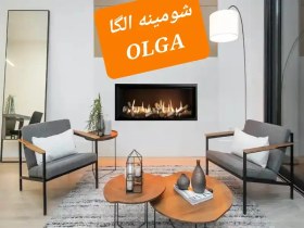 تصویر شومینه گازی دیواری-GH80-برند OLGA 