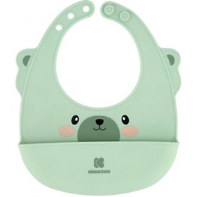 تصویر پیشبند سیلیکونی پاندا آبی کیکابو kikkaboo Blue panda silicone BIB