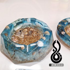 تصویر زیرسیگاری دریا و صدف 