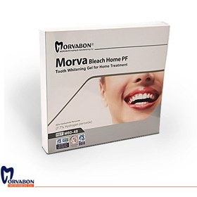تصویر کیت هوم بلیچینگ ۲۲٪ کرباماید پراکساید مروابن Morva Bleach Home