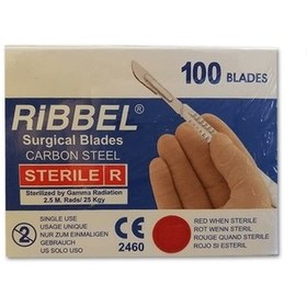 تصویر تیغ بیستوری ریبل ا Surgical Razor Blade Ribble Surgical Razor Blade Ribble