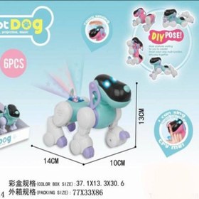 تصویر سگ موزیکال رقص‌دار هوشمند 