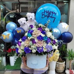 تصویر گل تولد پسر بچه و نوزاد مدل 315 