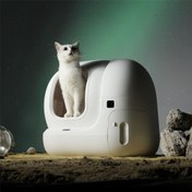 تصویر توالت گربه اتوماتیک هوشمند برند: cwtzh کد : X 2000 Smart automatic cat toilet Brand: cwtzh Code: X 2000