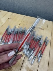 تصویر قلم بلید نگین دار یا الماسی دو سر کد n105 Double-headed jeweled or diamond blade pen