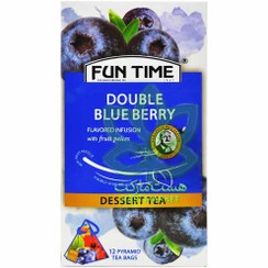 تصویر دمنوش چای ترش با بلوبری ۱۲ عدد فان تایم – fun time 
