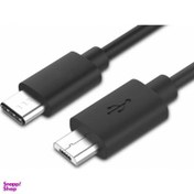 تصویر کابل تبدیل USB Type C به Micro USB فرانت (Faranet) مدل FN UCCMB10 طول 1m 