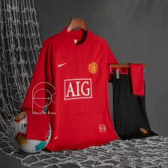 تصویر کیت آستین بلند نوستالژی منچستر یونایتد کد 230 