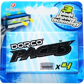 تصویر تیغ یدک دورکو مدل PACE3 بسته ۴ عددی 