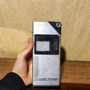 تصویر رادیو تلوزیون دستی کوچک آنتیک 