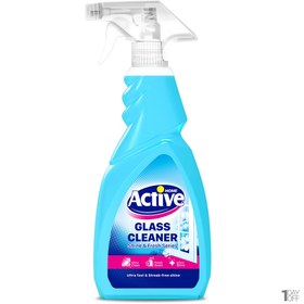 تصویر شیشه پاک کن آبی اکتیو 500 میلی‌لیتر - 12 عدد (قیمت هر عدد 57,500 ت) 