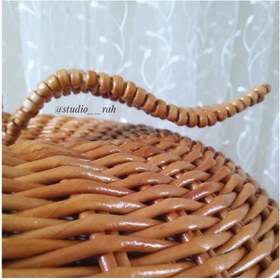 تصویر سبد سیب حصیری استودیو راح 