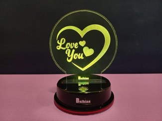 تصویر بالبینگ طرح Love You 