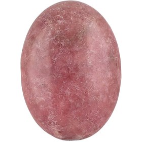 تصویر نگین تک رودونیت Rhodonite معدنی بسیار خوشرنگ و خالص 