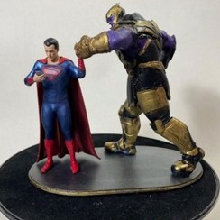 تصویر فیگور سوپرمن علیه تانوس Superman vs Thanos 