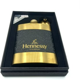 تصویر قمقمه جیبی مدل Hip Flask مشکی سورا 