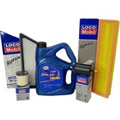 تصویر پکیج تعویض روغن پژو 206 تیپ 5 بهران با صافی بنزین (اقتصادی) 