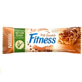 تصویر پروتئین بار رژیمی فیتنس با طعم شکلات شیری (23.5 گرم) fitness nestle fitness nestle