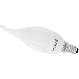 تصویر لامپ کم مصرف 11 وات مدل اشکی دلتا پایه E14 